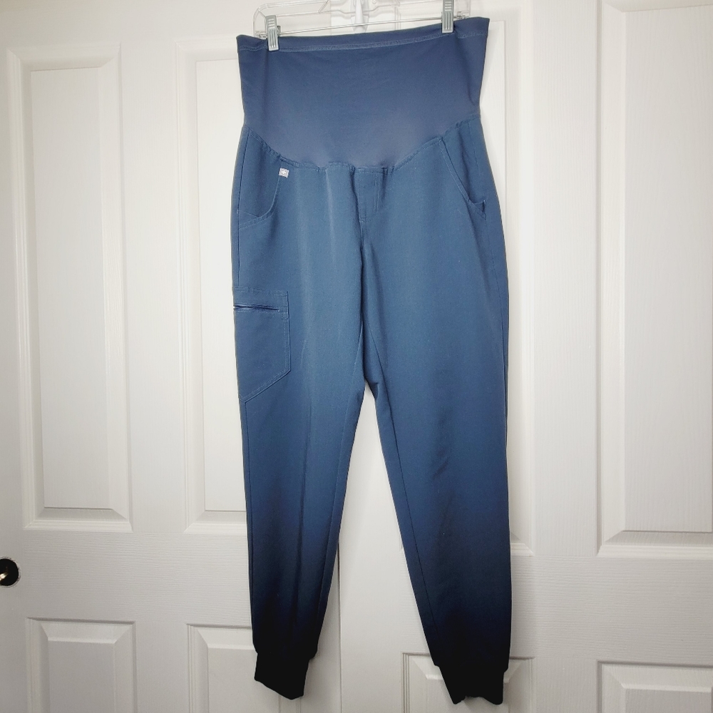 FIGS Technical Collection zamora maternity jogger pants in blue size medium
